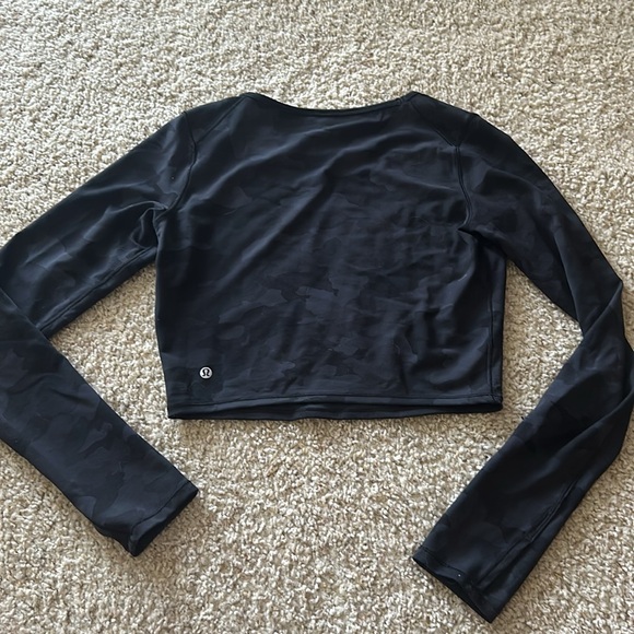 Lululemon wunder train crop long sleeve - Picture 2 of 2